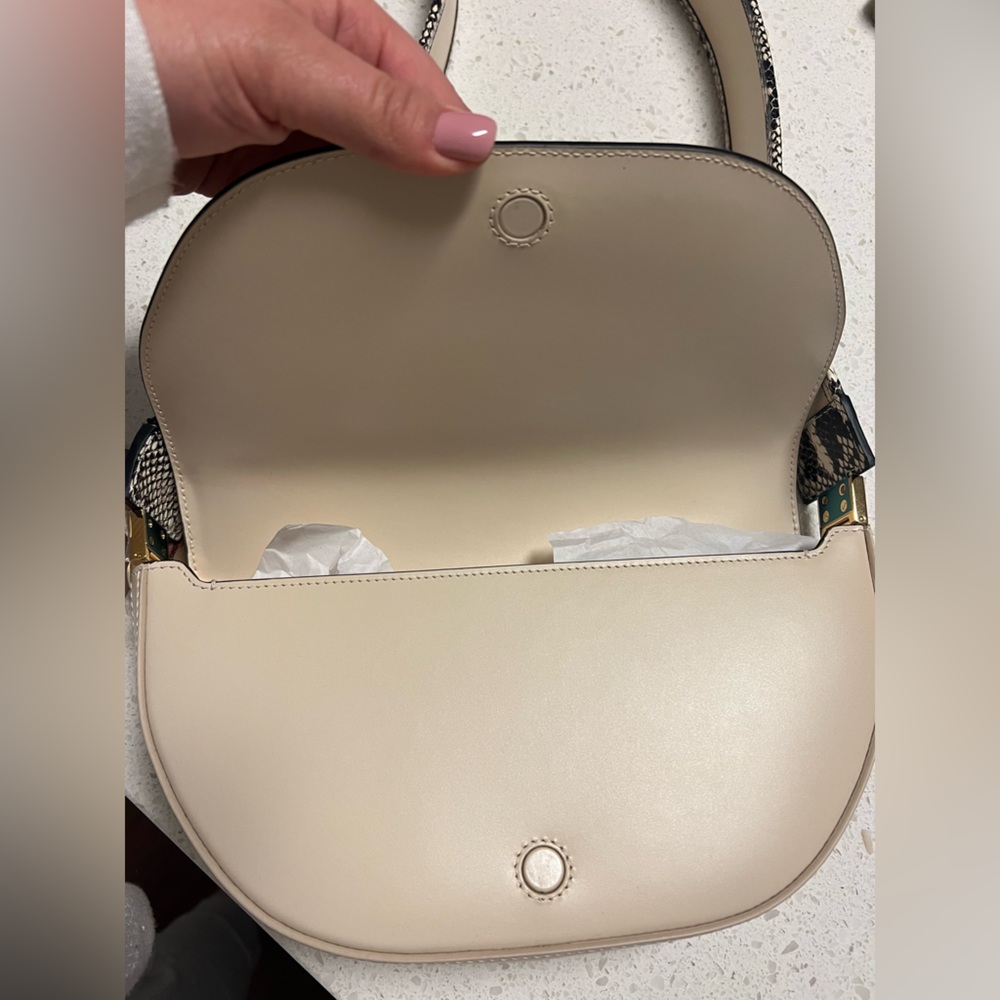 Burberry Cream Python Crossbody/ Shoulder Handbag - image 4